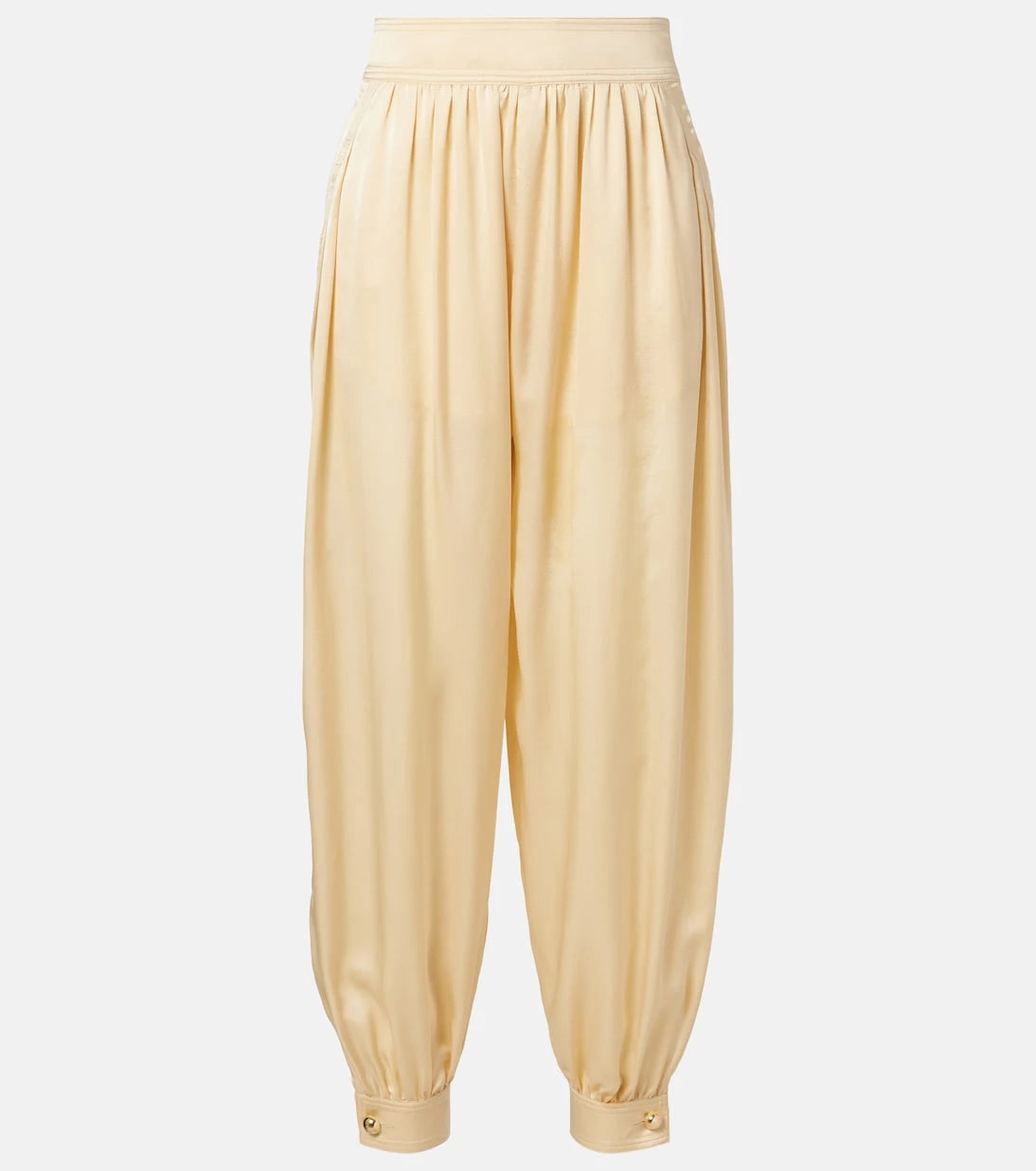 Zimmermann - Como silk satin tapered pants