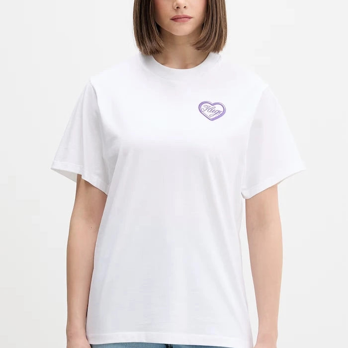HUGO Blue тениска дамска от памук Vintage Tee_B_8