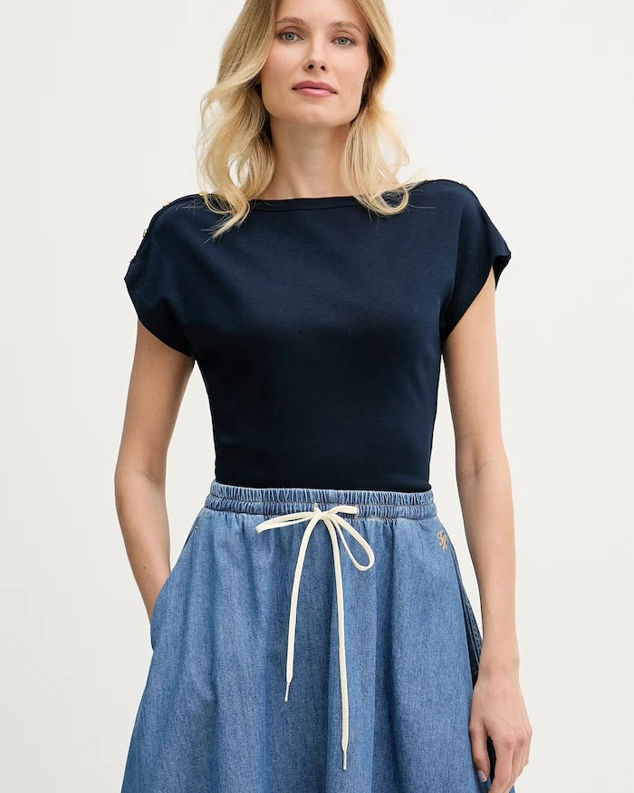 Tommy Hilfiger pamuklu kadın tişört