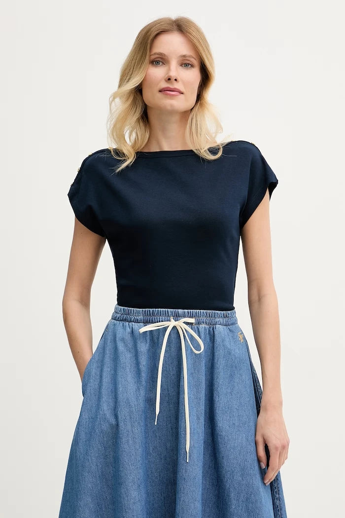 Tommy Hilfiger тениска дамска от памук