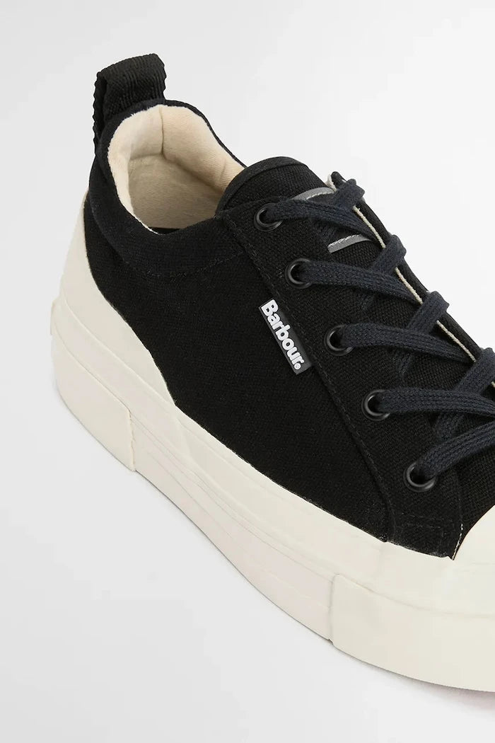 Barbour Stanhope Trainer kadın pamuk düşük kesim spor ayakkabı