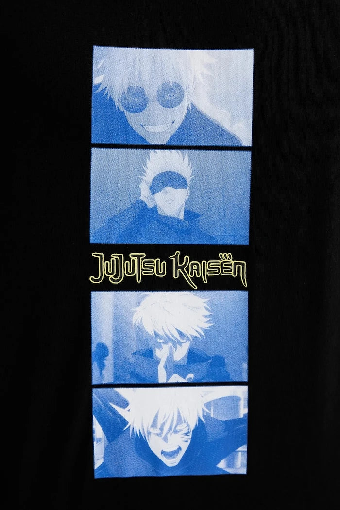 Hugo Blue HUGO x Jujutsu Kaisen Pamuklu Tişört