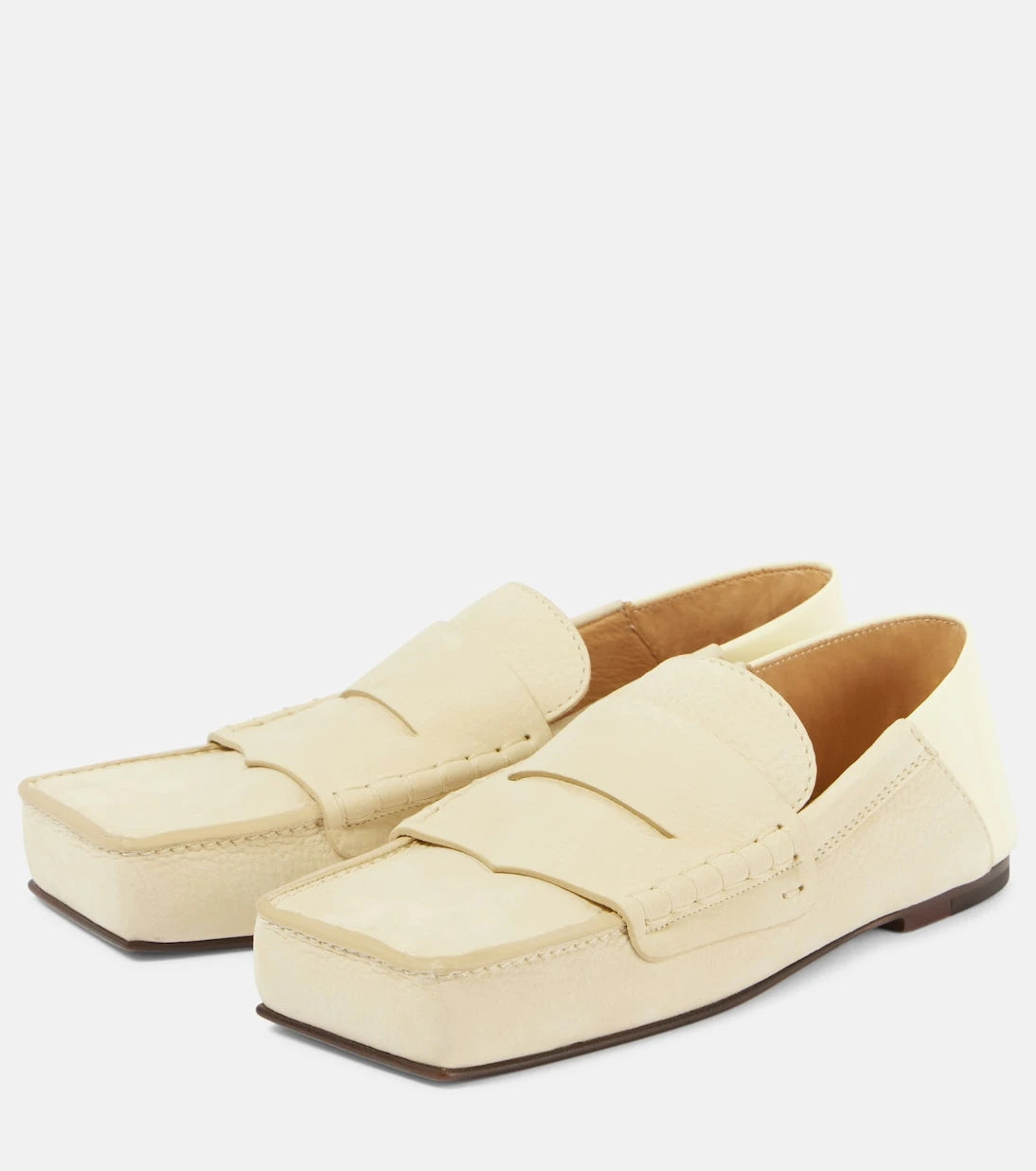Jacquemus - Les Mocassins Carré leather loafers