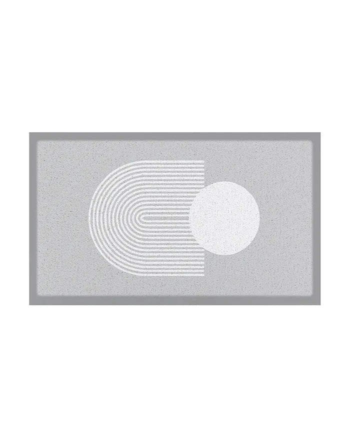 Artsy Doormats Gri Soyut Küre 70 x 40 cm