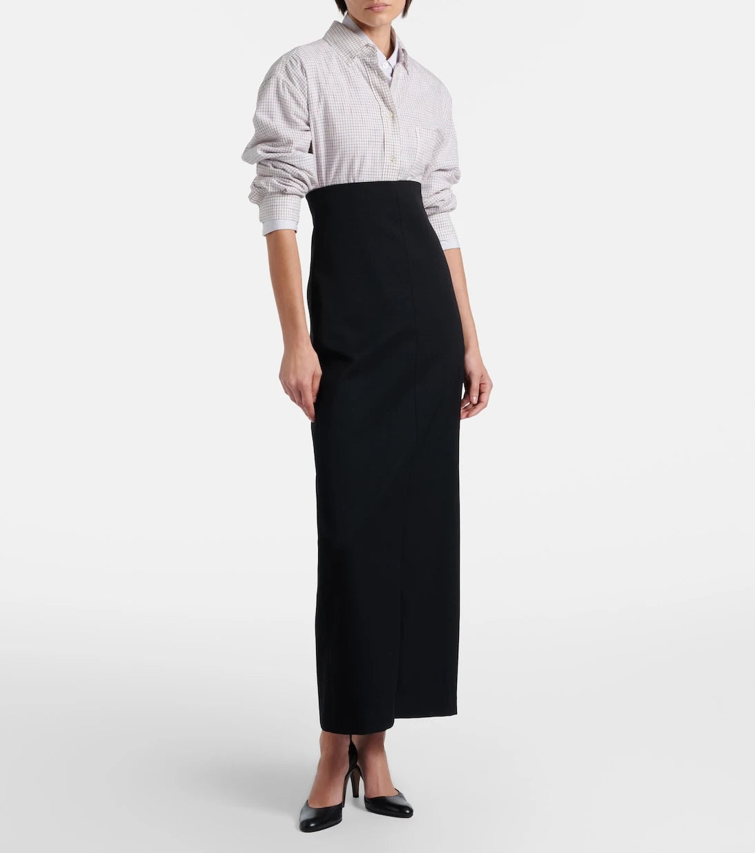 The Row - Ornella D'Orsay leather pumps