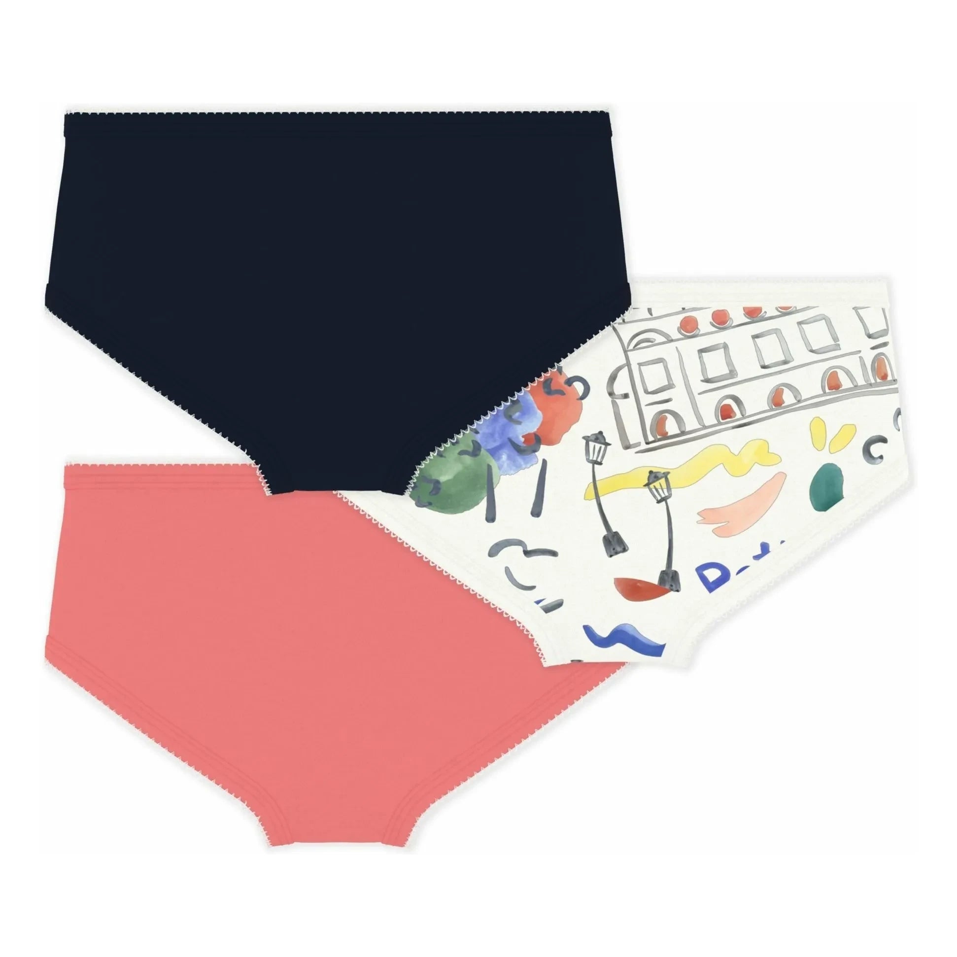 Petit Bateau - Batch 3 Opera panties | Coral