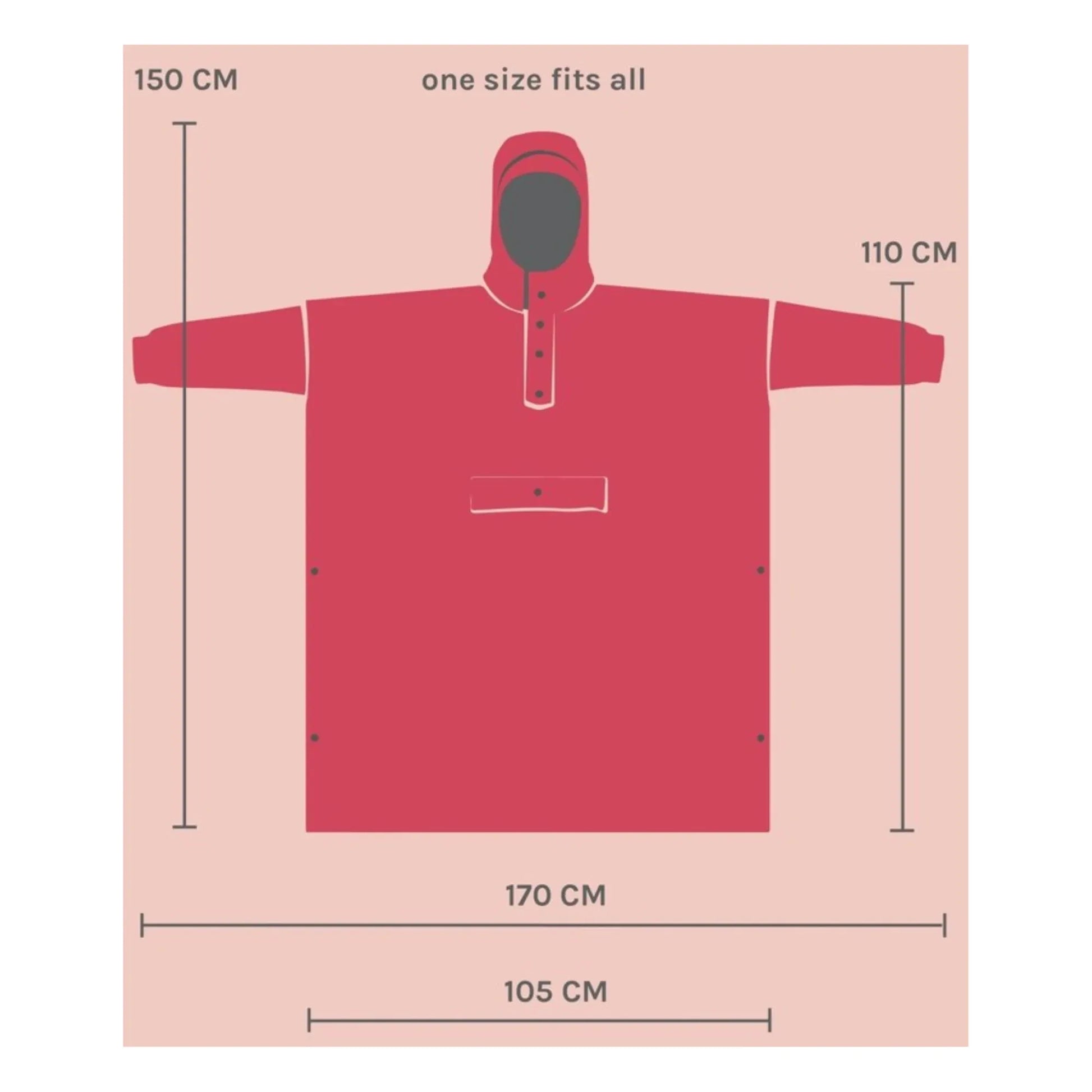 Rainkiss - Digi Spring Camo Rain Cape | Lilac