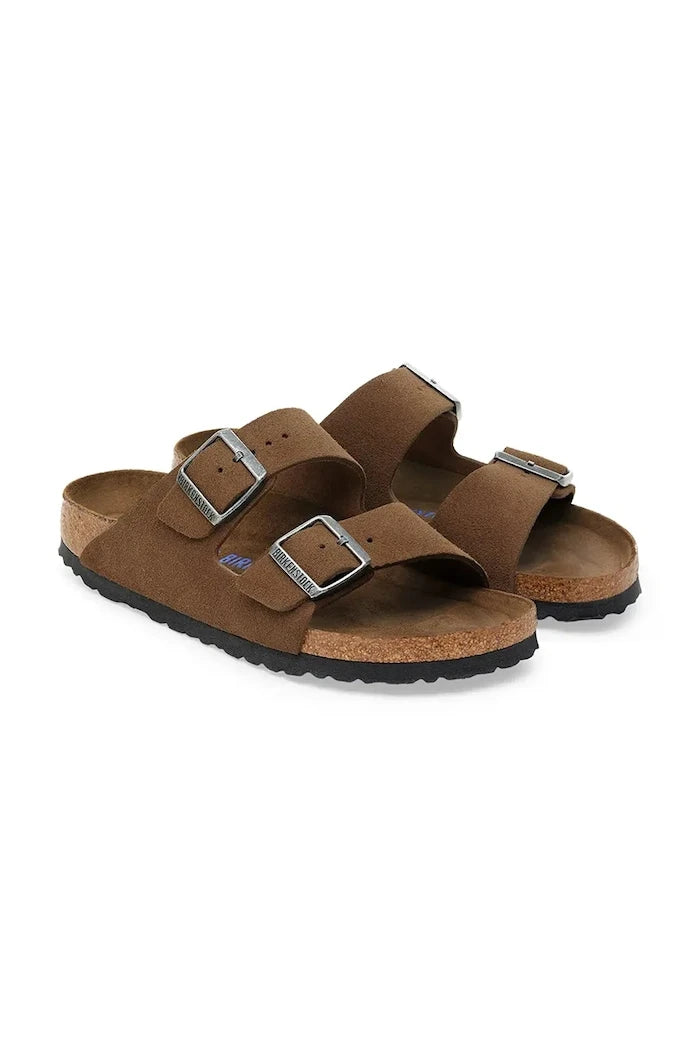 Велурени чехли Birkenstock Arizona