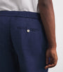 Navy Linen Felipe Shorts
