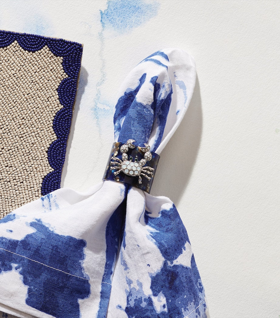 Joanna Buchanan Tortoiseshell Crab Napkin Rings (Set of 4)