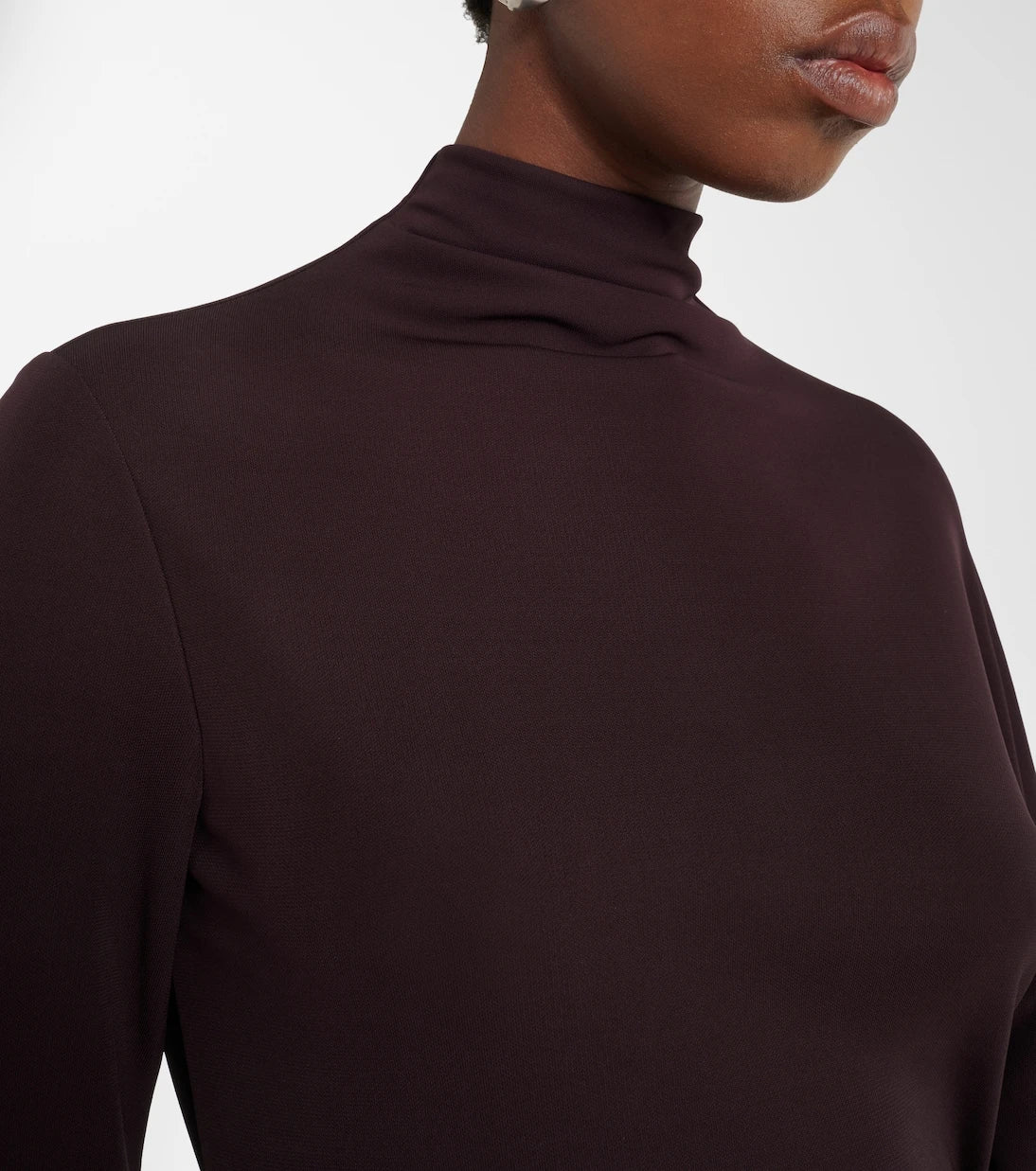 Stella McCartney - Caped crêpe jersey minidress
