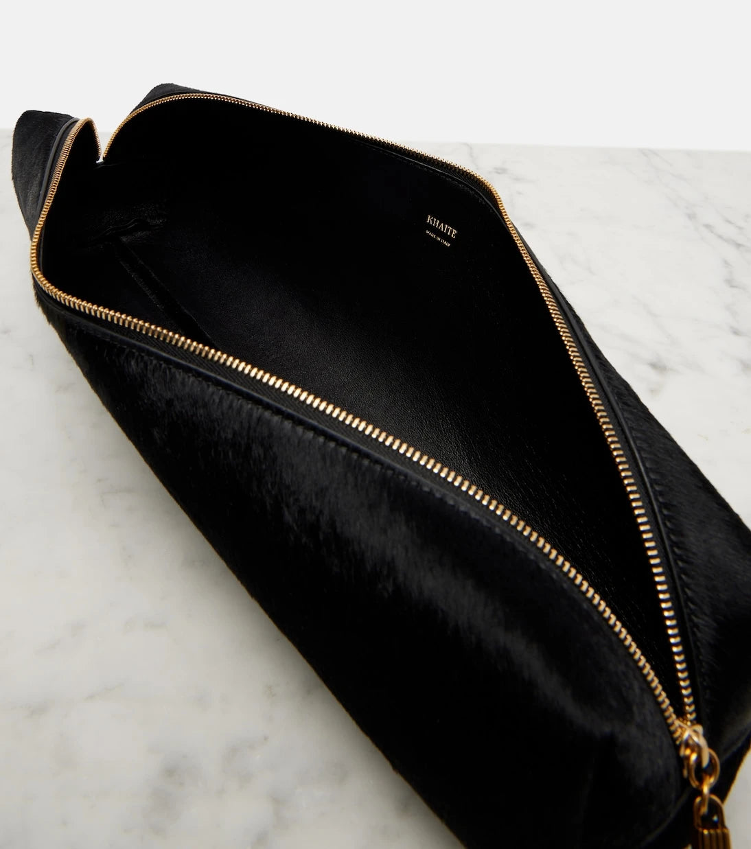 Khaite - Kye calf hair clutch
