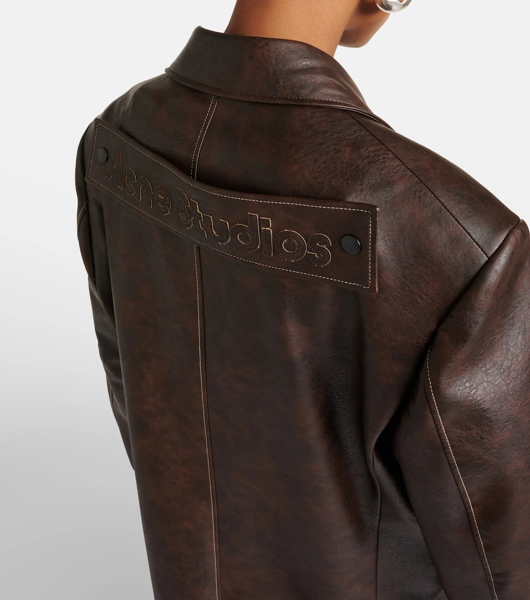 Acne Studios - Ovittor faux leather coat