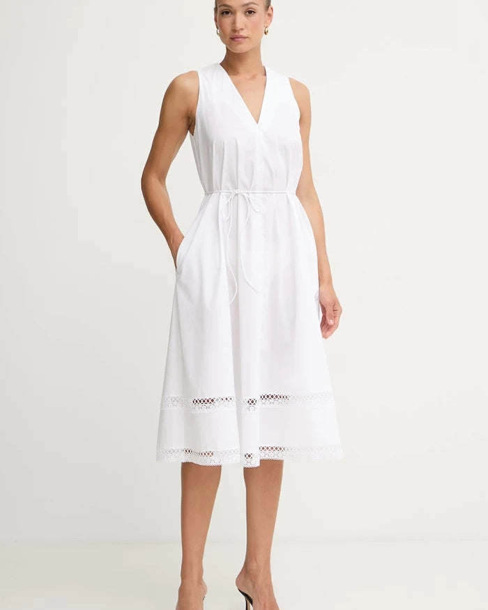 Twinset pamuk ve elastanlı yazlık elbise