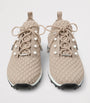 Jimmy Choo Beige Veles Knitted Sneakers