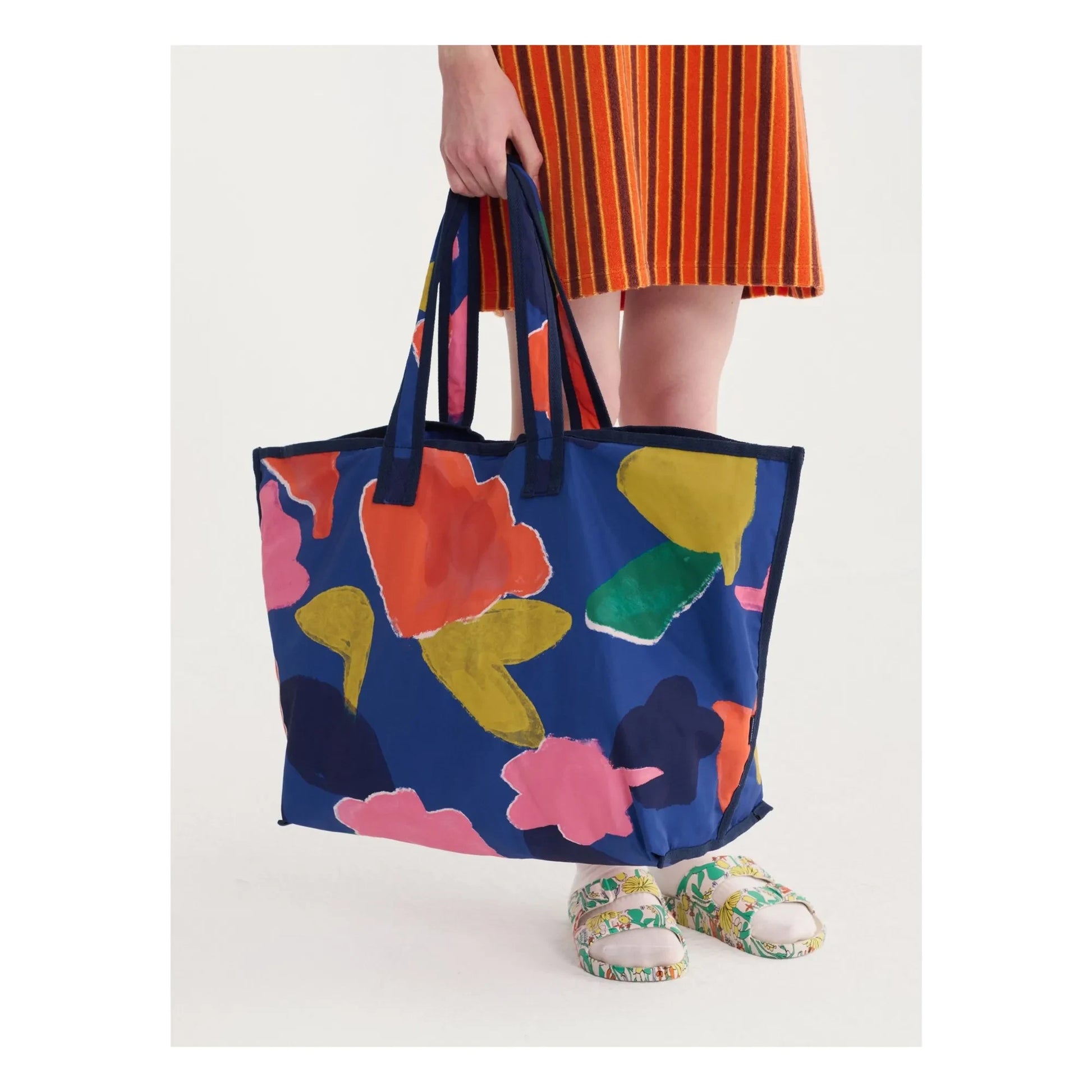 Bobo Choses - Blooming Color Organic Cotton Bag | Blue
