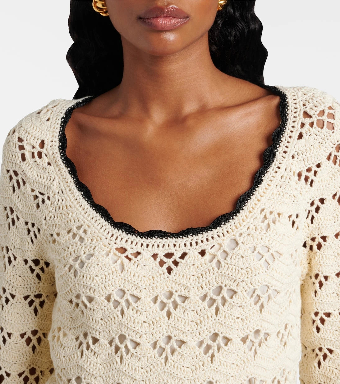 Zimmermann - Rhiannon pointelle cotton minidress