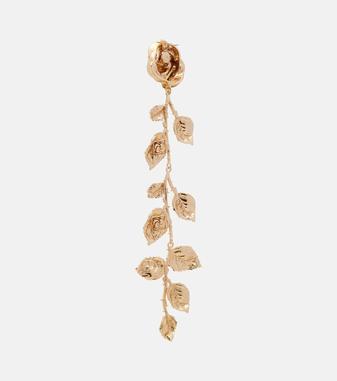 Magda Butrym - Floral gold-plated drop earrings