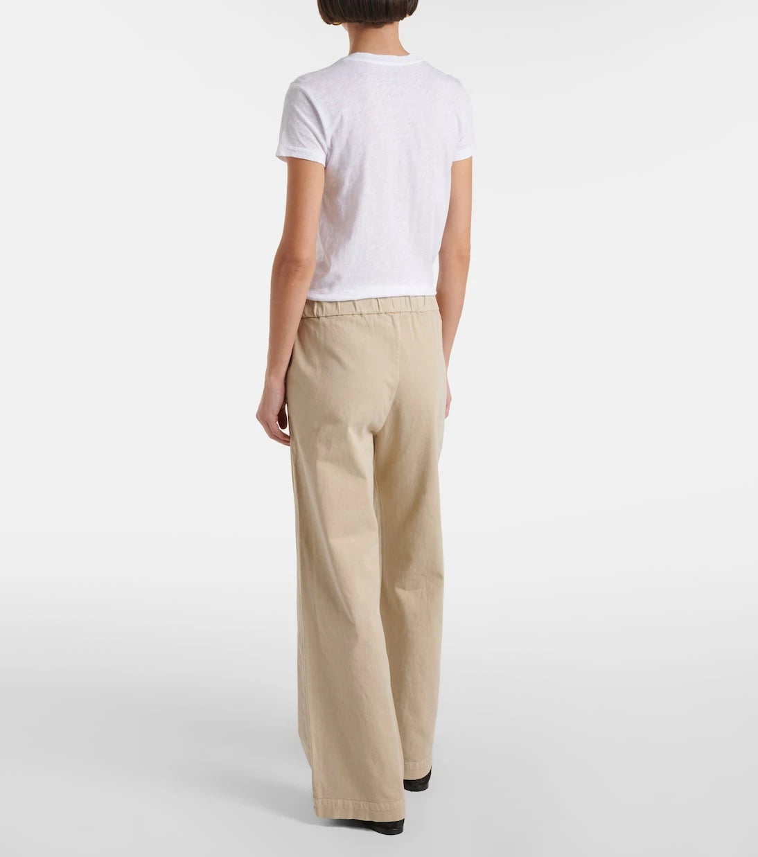 Velvet - Naya cotton-blend twill straight pants