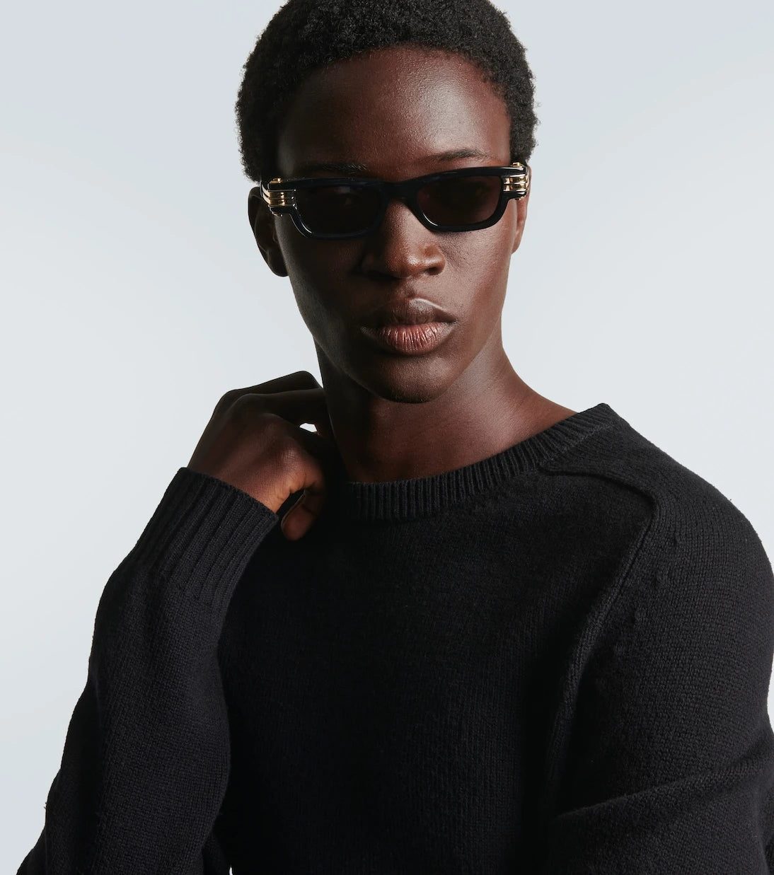 Bottega Veneta - Bolt rectangular sunglasses