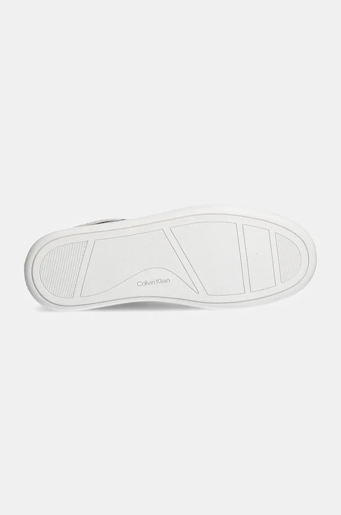 Кожени маратонки Calvin Klein LP CUPSOLE LACE UP LTH MIX
