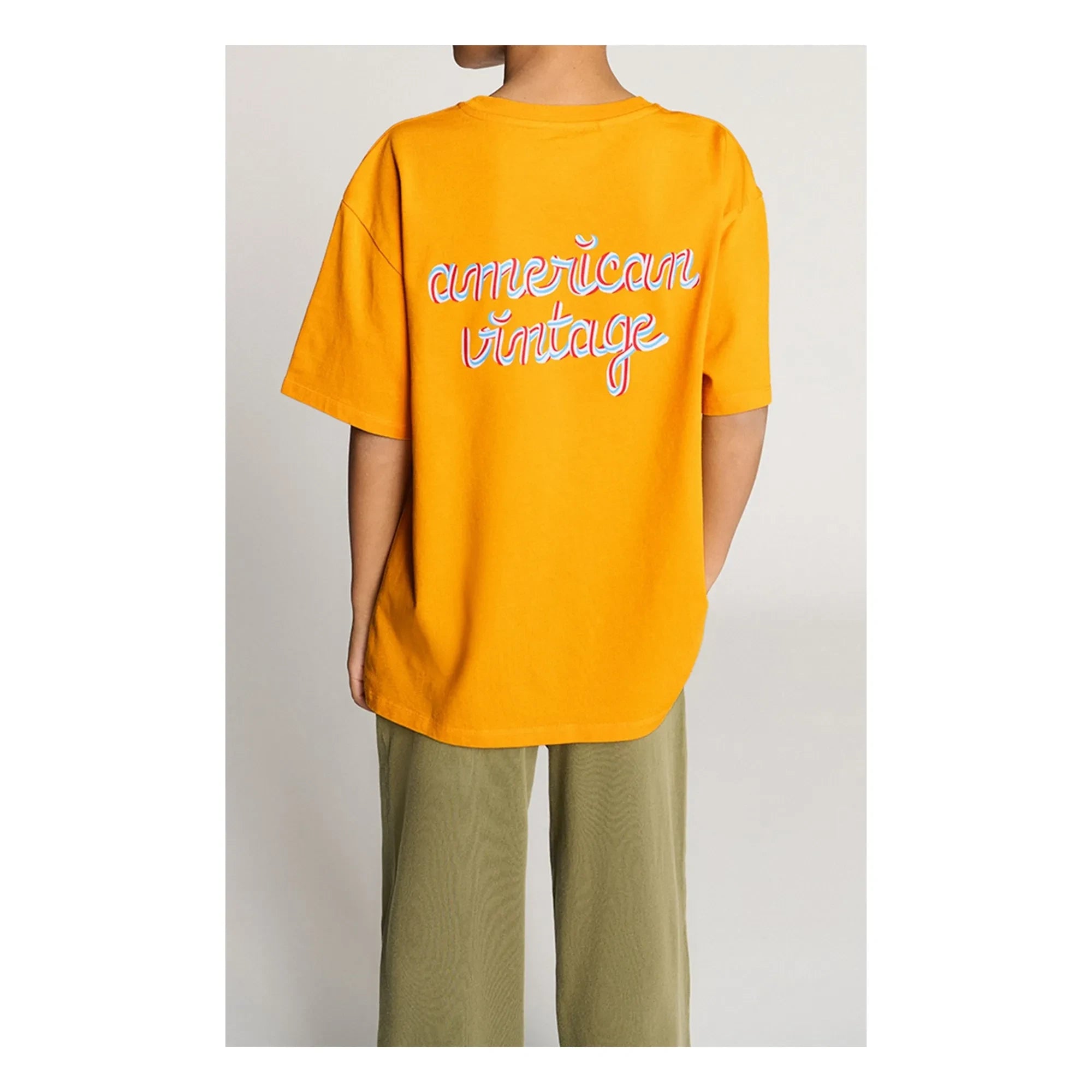 American Vintage - Fizvalley Toothpaste T-shirt | Orange