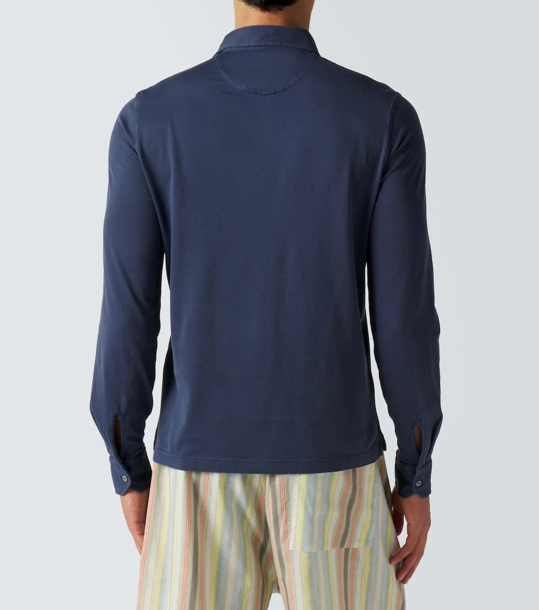 Fedeli - Cotton piqué polo shirt