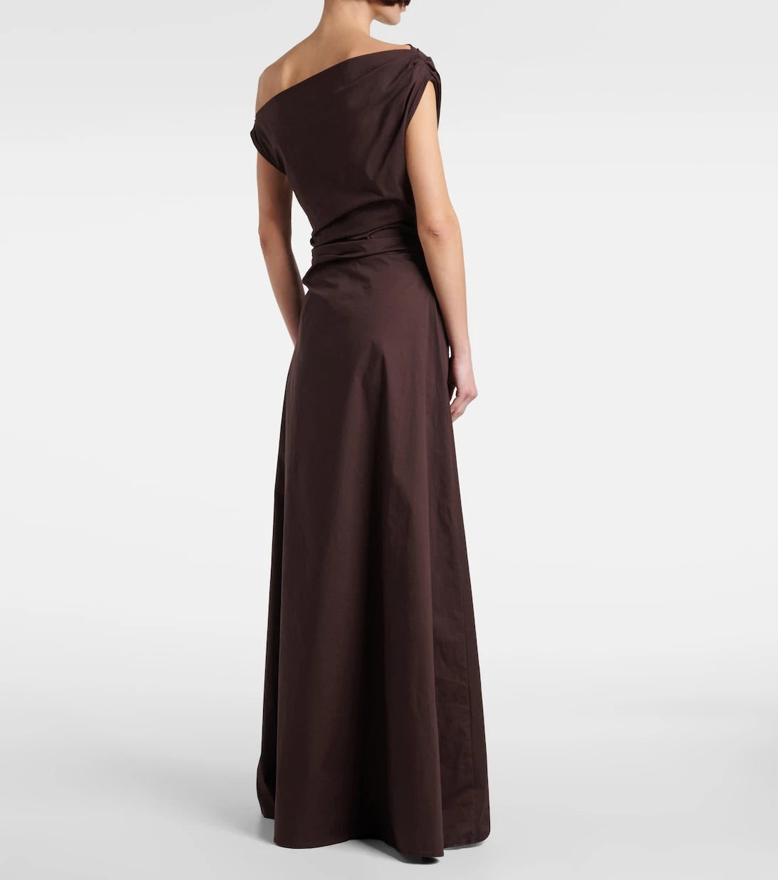 Staud - Phare one-shoulder cotton maxi dress