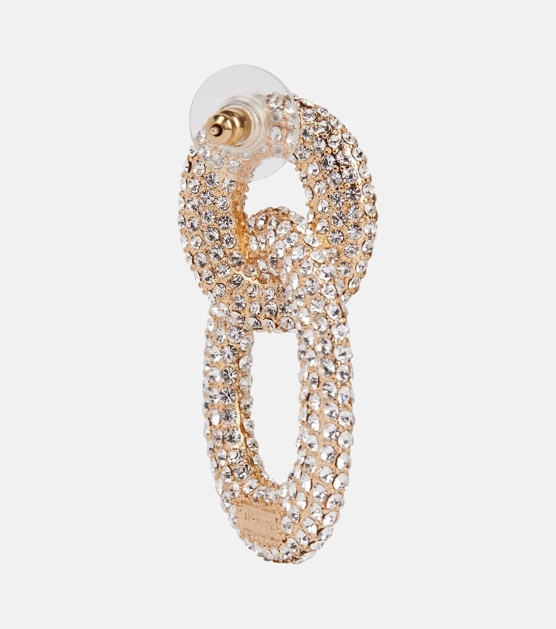 Self-Portrait - Crystal-embellished earrings