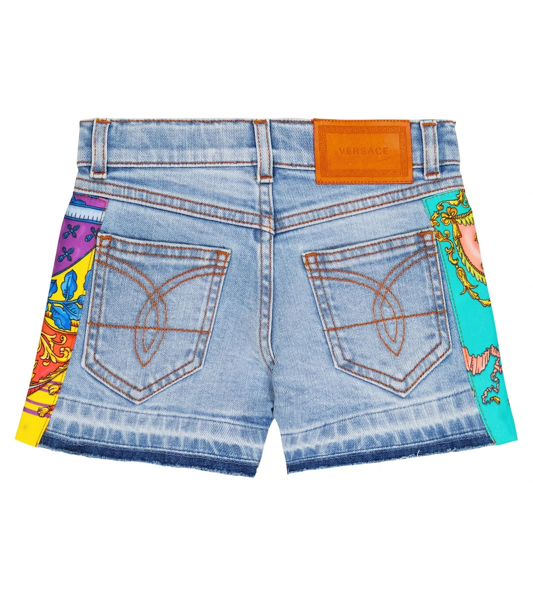 Versace Kids - Royal Rebellion denim shorts