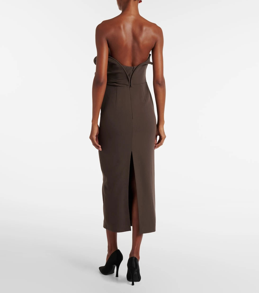 Magda Butrym - Draped wool-blend cocktail dress