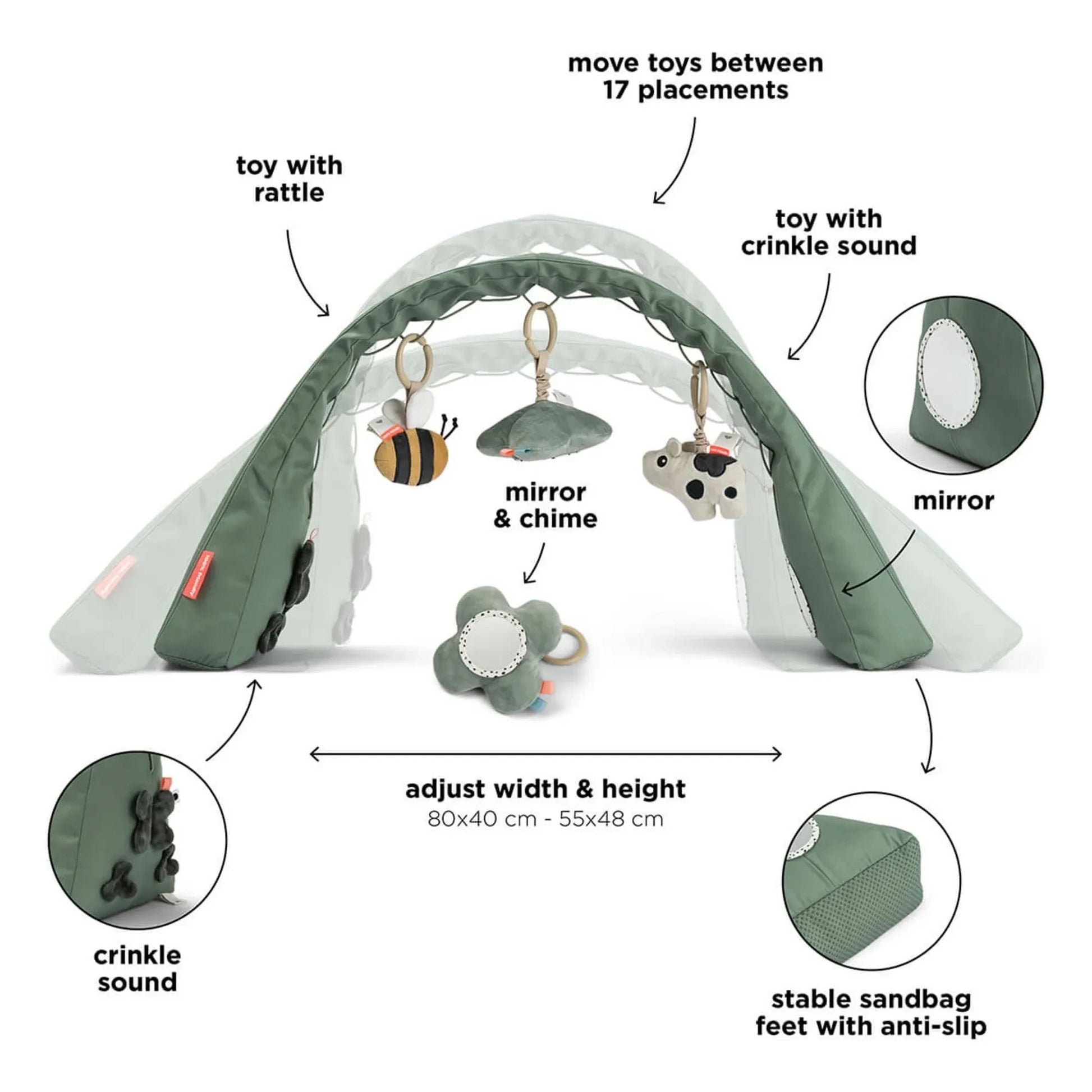 Done by deer - Tiny Farm arctivity arch | Green