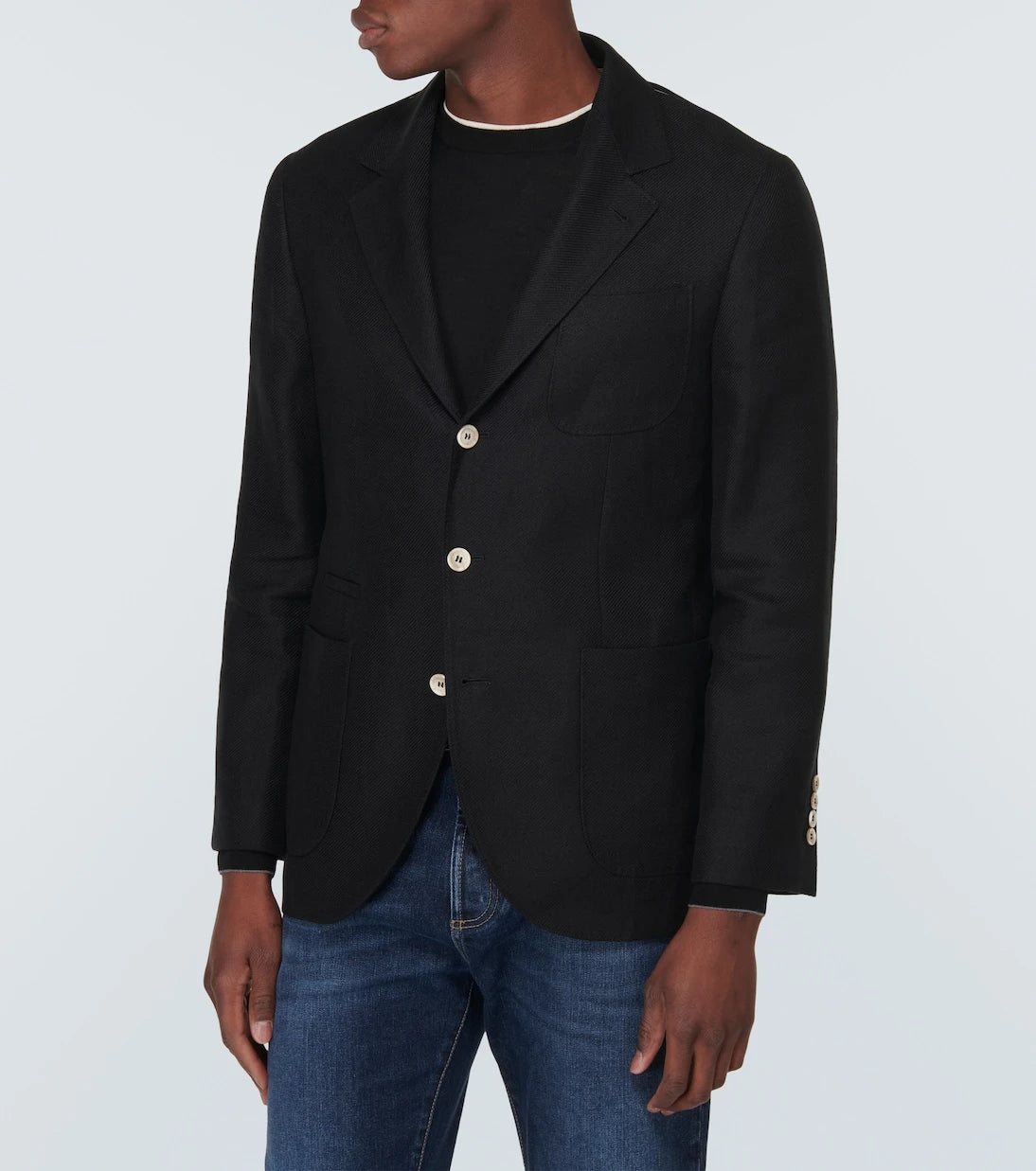 Brunello Cucinelli - Linen, wool, and silk blazer