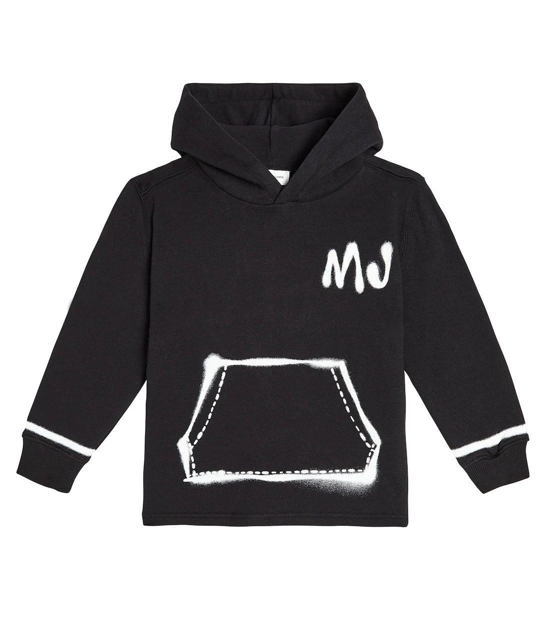 Marc Jacobs Kids - سويت شيرت قطني بنقشة Trompe l'œil