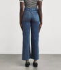 FRAME Blue Le Slim Palazzo Wide-Leg Jeans