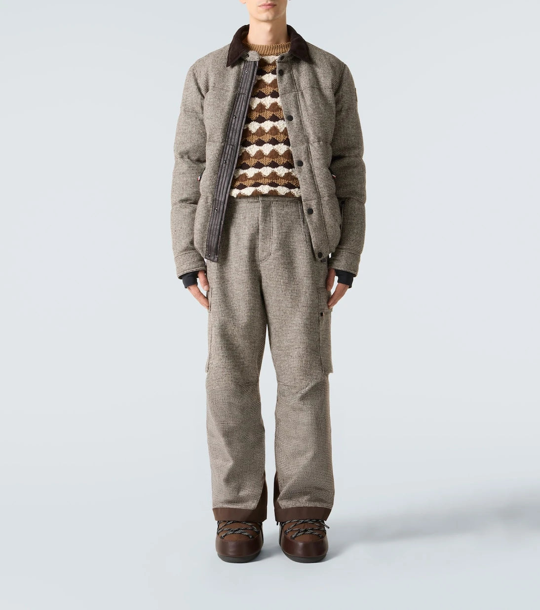 Moncler Grenoble - Wool and alpaca-blend jacquard sweater
