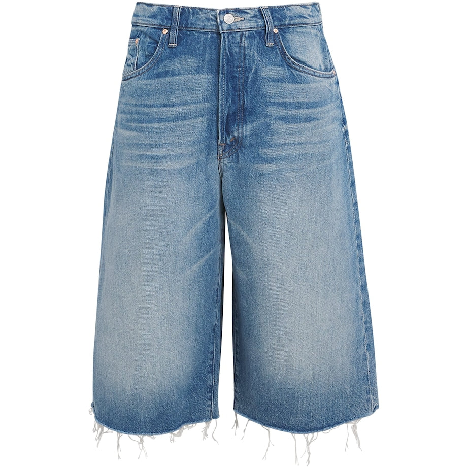 MOTHER Blue The Whole Lot Fray Shorts