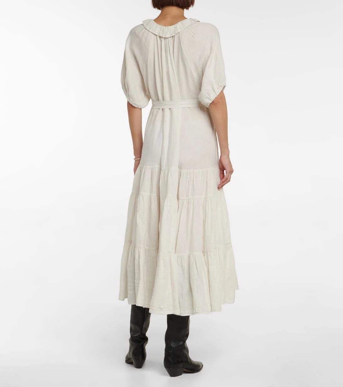 Velvet - Karina linen midi dress