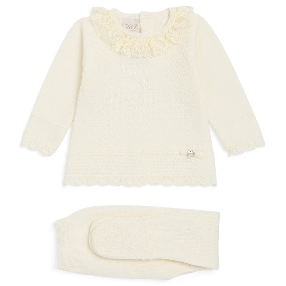 Paz Rodriguez Merino Wool Sweater and Leggings Set (9 Months)