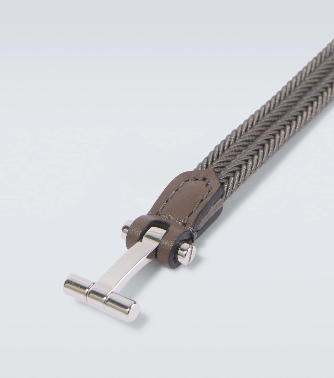 Tom Ford - Braided leather-trimmed bracelet