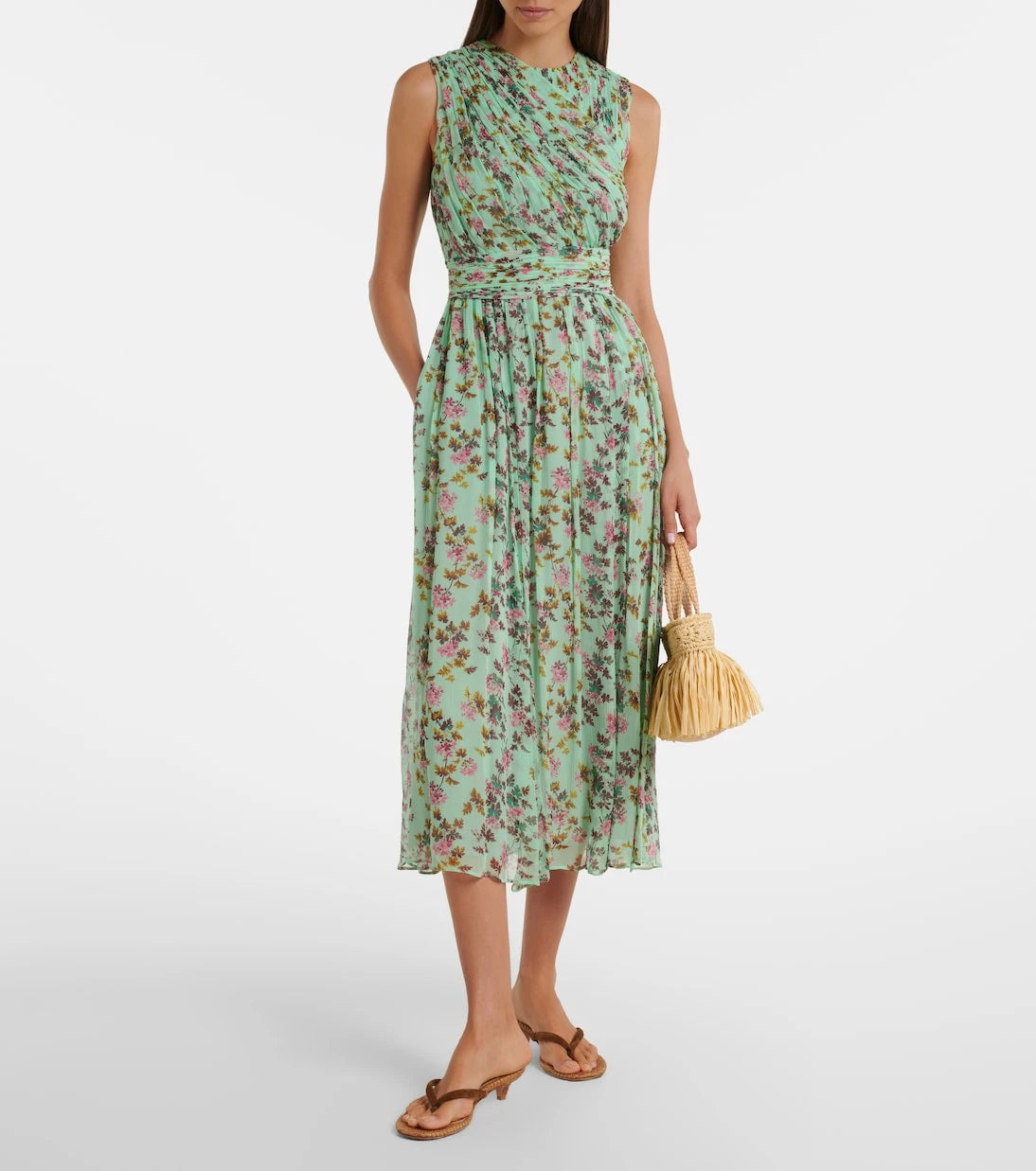 Ulla Johnson - Celestina floral silk chiffon midi dress