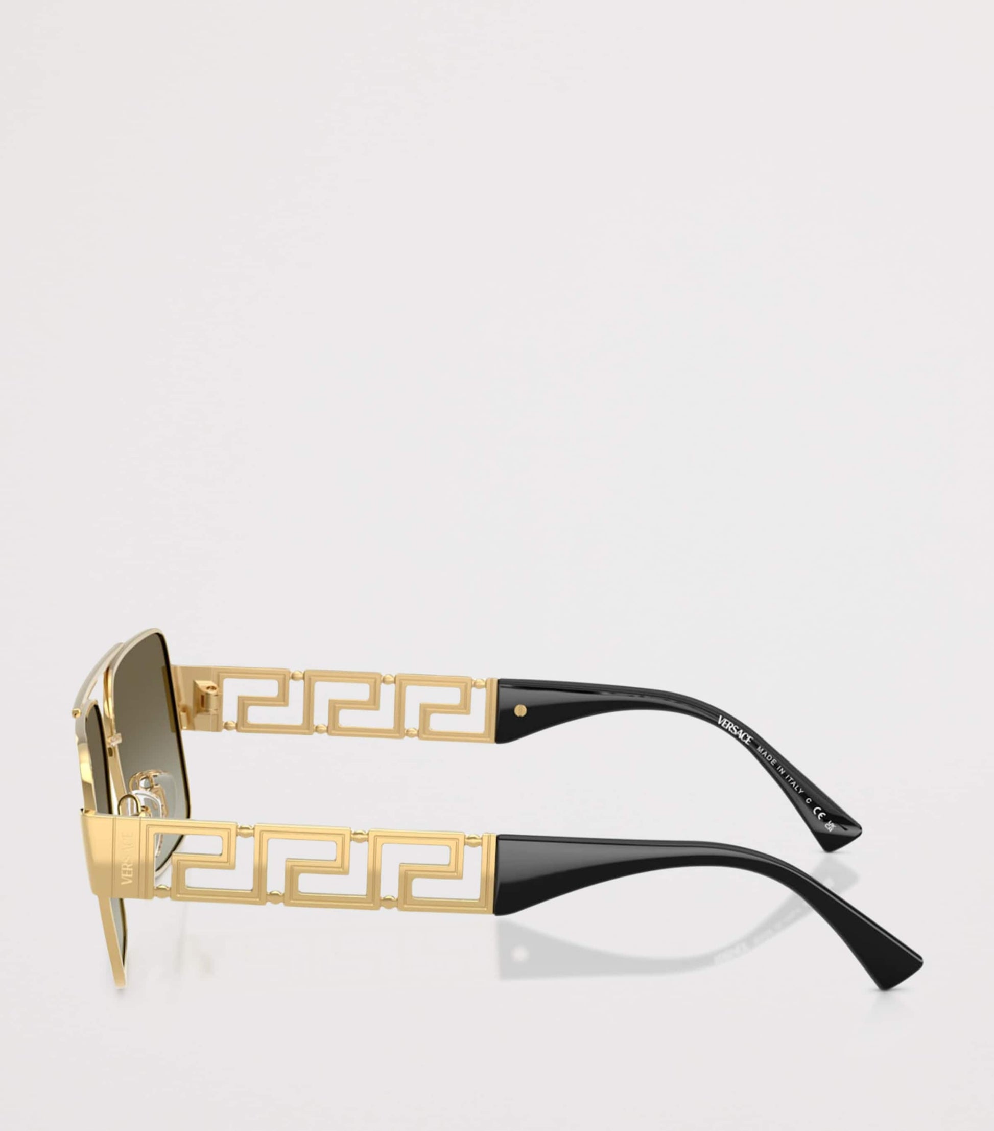 Wire-Frame Rectangular Sunglasses