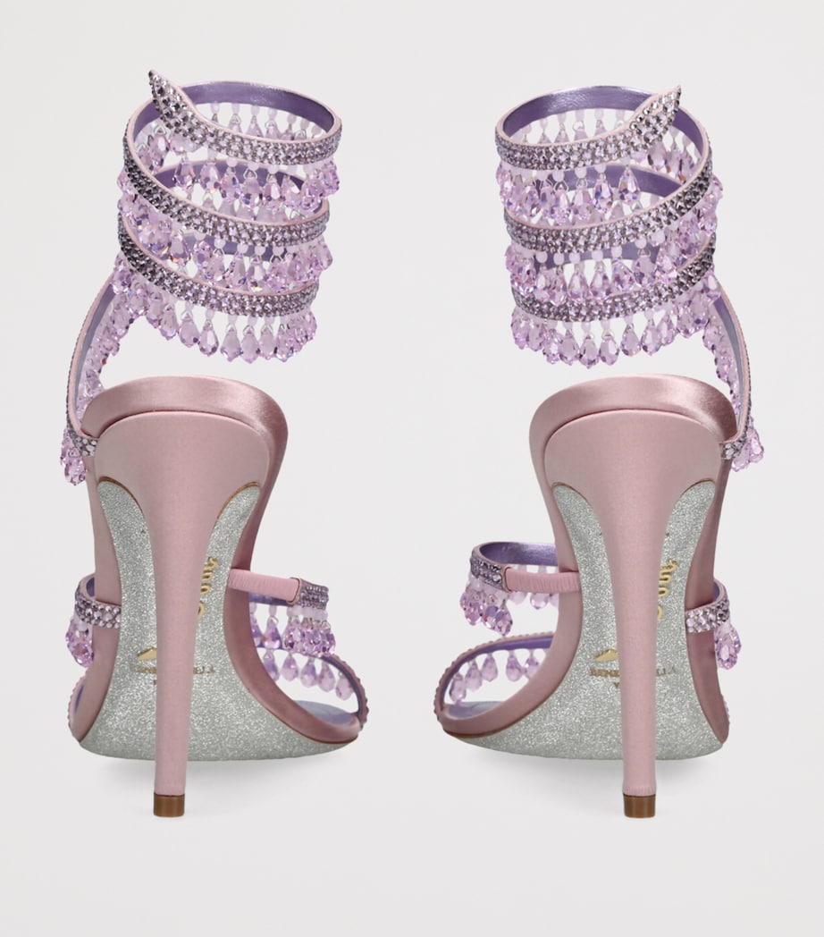 René Caovilla Embellished Chandelier Sandals 105