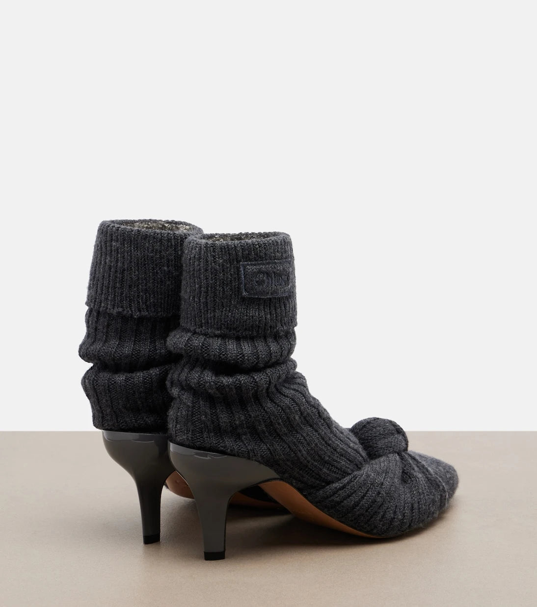 Chloé - Ribbed-knit sock boots