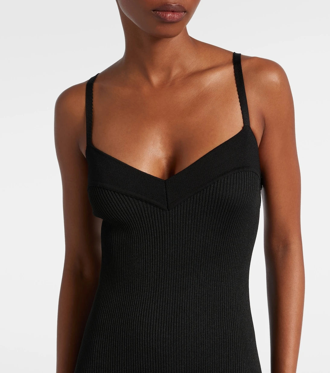 Givenchy - Ribbed-knit midi dress