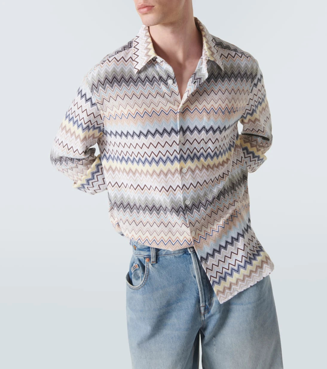 Missoni - Zig Zag cotton shirt