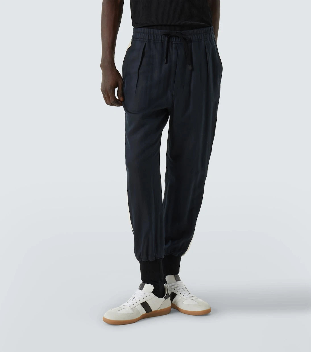 Tom Ford - Cotton and silk twill sweatpants