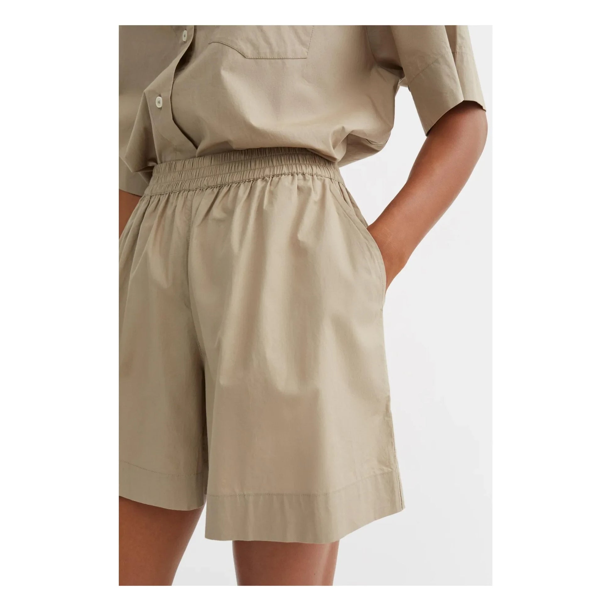 Skall Studio - Edgar organic cotton shorts | Pale green