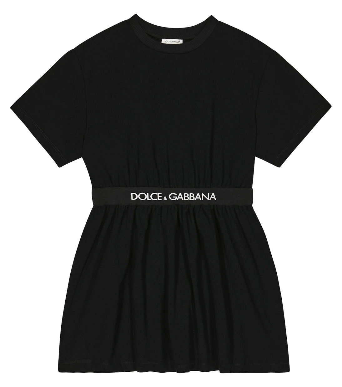 Dolce&Gabbana Kids - Logo cotton-blend dress
