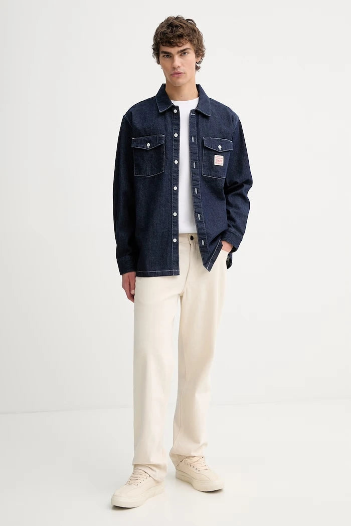Дънкова риза от памук Levi's LS WORKER - WW x WORKWEAR